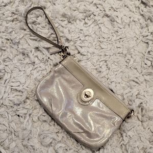Gold Coach Wristlet